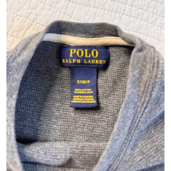 Polo Ralph Lauren Mens SZ S Gray Long Sleeve Thermal Crewneck Pullover Shirt - Picture 3 of 5
